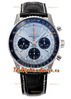 Breitling Navitimer B01 Chronograph 43 Dial Azul - Caja Acero 904L Réplica Suiza Espejo 1:1