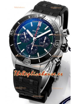 Breitling Chronomat B01 42 Edición Suiza Caja Acero 904L Dial Verde Reloj Réplica Espejo 1:1
