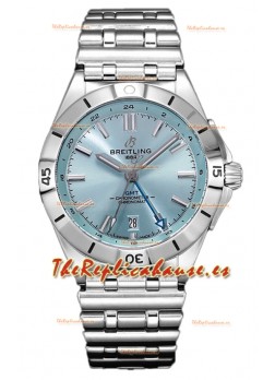 Breitling Chronomat Automatic GMT 40 Dial Azul Claro Reloj Réplica Suiza Espejo 1:1
