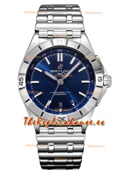 Breitling Chronomat Automatic GMT 40 Dial Azul Oscuro Reloj Réplica Suiza Espejo 1:1