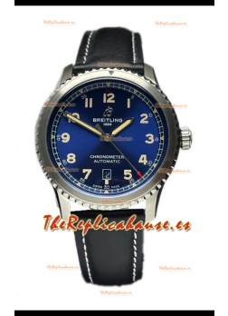 Breitling Navitimer Aviator 8 Automatic 41 Dial Azul Reloj Réplica Suiza Espejo 1:1