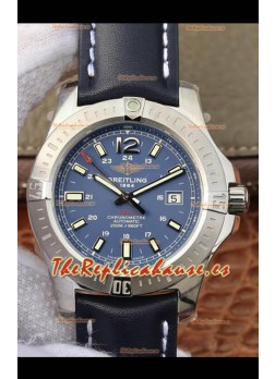 Breitling Cronómetro COLT 41 Dial Azul claro Reloj Réplica Suizo Automático