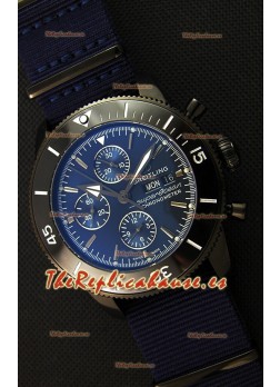 Breitling Superocean Heritage II Outerknown Blacksteel NATO Strap Reloj Réplica a Espejo 1:1