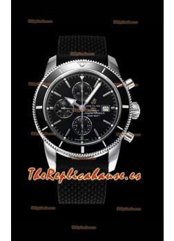 Breitling SuperOcean Heritage II 44MM Dial Negro Reloj Réplica Suizo