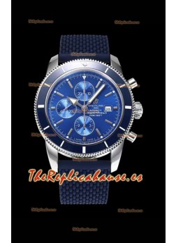 Breitling SuperOcean Heritage II 44MM Dial Azul Reloj Réplica Suizo