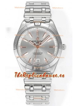 Breitling Chronomat 36MM Acero Inoxidable Casing Reloj Réplica Espejo 1:1 Dial Acero