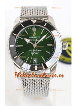 Breitling SuperOcean Heritage II B20 44MM Dial Verde Reloj Réplica Espejo 1:1