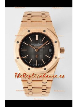 Audemars Piguet Royal Jumbo Oak Reloj Replica Extra Fino Oro Rosado - Replica a Espejo 1:1