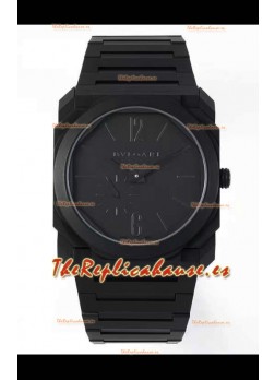 Bvlgari Octo Finissmo Edición Réplica a Espejo 1:1 Areneado Caja Revestida en DLC