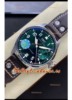 IWC Big Pilot IW501015 - Reserva de Poder Funcional Dial Verde Reloj a Espejo 1:1