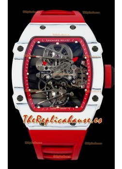 Richard Mille RM027-02 Rafael Nadal Genuino Movimiento Tourbillon Reloj Réplica a Espejo 1:1