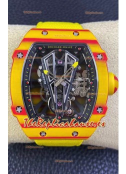 Richard Mille RM27-03 Rafael Nadal Genuine Tourbillon Movement Reloj Réplica a Espejo 1:1