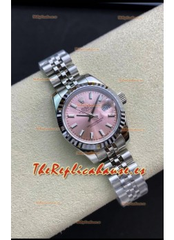 Rolex Datejust 28MM Réplica Suizo en Caja de Acero 904L en Dial Morado-  Réplica a Espejo 1:1