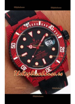Rolex Submariner DiW Edición Fibra de Carbono Reloj Réplica Suiza - Réplia a Espejo 1:1