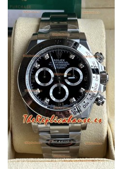 Rolex Cosmograph Daytona 116509 Dial Negro Movimiento Cal.4130 - Reloj Acero 904L