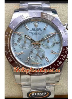 Rolex Cosmograph Daytona M116506-0002 Dial Azul ICE Movimiento Original Cal.4130 - Reloj de Acero 904L Ultimate