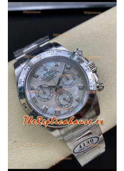 Rolex Cosmograph Daytona M116509-0064 Dial Perla Movimiento Cal.4130 - Reloj Acero 904L