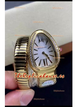 Bvlgari Edición Serpenti Reloj Caja Oro Amarillo en Calidad Espejo 1:1