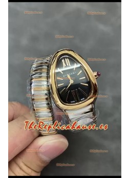Bvlgari Edición Serpenti Reloj Caja Dos Tonos en Calidad Espejo 1:1
