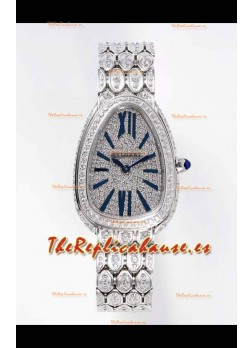 Bvlgari Edición Serpenti Seduttori Relon Caja Acero Diamantes - Réplica Espejo 1:1