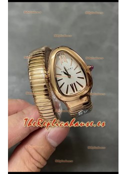 Bvlgari Edición Serpenti Reloj Oro Rosado en Calidad Espejo 1:1