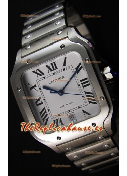 Cartier Santos De Cartier Reloj Réplica a Espejo 1:1 - Reloj de Acero Inoxidable 40MM