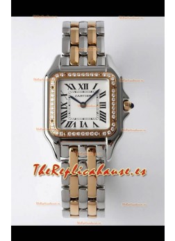 PANTHERE de Cartier Edition 27mm Reloj Suizo Espejo 1:1 Caja Oro Rosado en dos Tonos