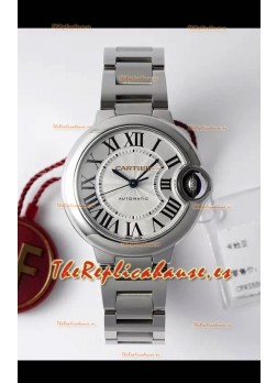 Ballon De Cartier Reloj Suizo Automático Calidad Espejo 1:1 33MM en Caja Acero