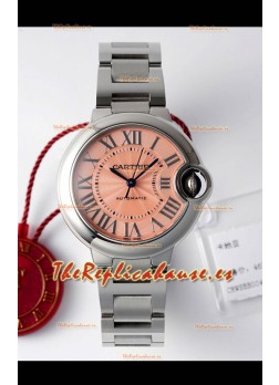 Ballon De Cartier Reloj Suizo Automático Calidad Espejo 1:1 33MM en Dial Champange