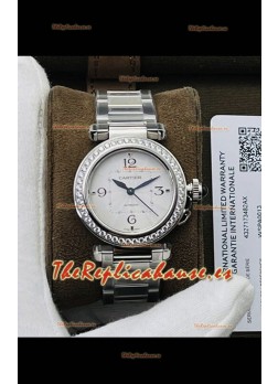 Pasha De Cartier Suizo Automático Calidad Espejo 1:1 Reloj Réplica 35MM