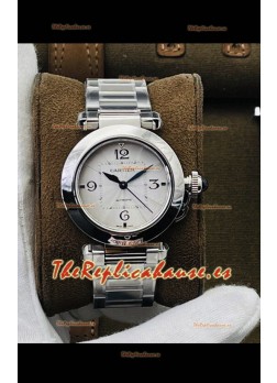 Pasha De Cartier Suizo Automático Calidad Espejo 1:1 Reloj Réplica 35MM