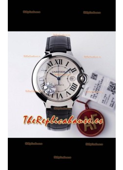 Ballon De Cartier Suizo Automático Calidad Espejo 1:1 42MM Caja en Acero