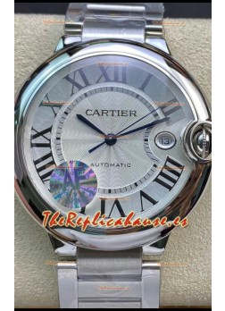 Ballon De Cartier Suizo Automático Calidad Espejo 1:1 42MM Caja en Acero