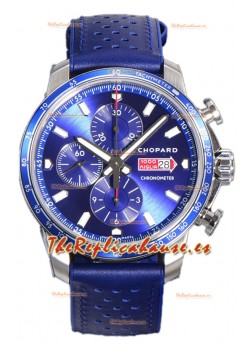 Chopard Mille Miglia GTA Chronograph Dial Azul - Caja Acero Reloj Réplica Espejo 1:1 