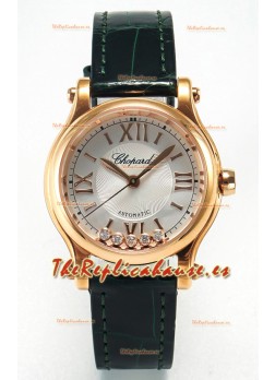 Chopard Happy Sport Reloj Réplica Suizo Automático  - Caja Oro Rosado - 30MM 