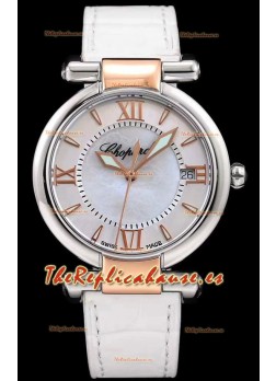 Chopard Imperiale Dial Blanco, Reloj Réplica Suizo Automático en Acero 904L