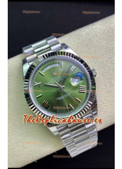 Rolex Day Date Presidential M228239-0033 Acero 904L 40MM - Dial Verde Oliva Reloj Calidad Espejo 1:1