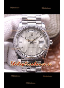 Rolex Day Date Presidential Acero 904L 40MM - Dial Acero Calidad a Espejo 1:1