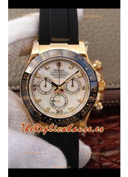 Rolex Cosmograph Daytona 116508 Oro Amarillo Movimiento Original Cal.4130  - Reloj de Acero Ultimate 904L Mejorado