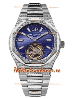 Girard Perregaux Laureato Tourbillon Espejo 1:1 Dial Azul Reloj Réplica Suiza 