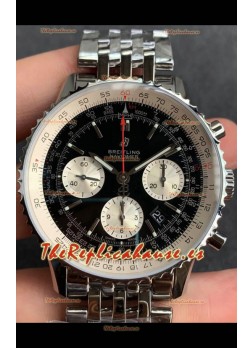 Breitling Navitimer 1 B01 Edición Cronógrafo 43MM - Dial Negro Reloj Réplica a Espejo 1:1 904L