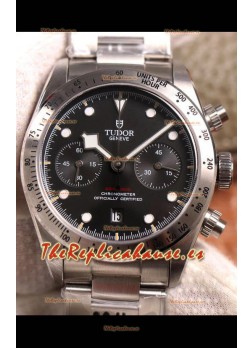 Réplica Tudor Heritage Black Bay M79350-0004 Reloj Réplica Cronógrafo a Espejo 1:1