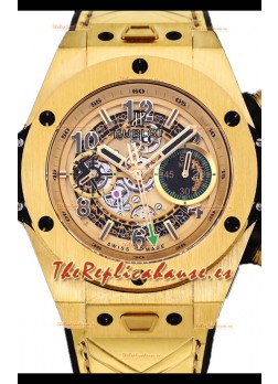 Hublot Big Bang Unico PVD Magic Amarillo Edition Reloj Réplica Suiza Espejo 1:1