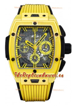 Hublot Spirit of Bang Yellow Magic Edition Reloj en Caja Titanio PVD - 42MM Réplica Suiza