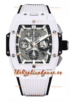 Hublot Edición Spirit of Bang Reloj en Caja Cerámica Blanca - 42MM Réplica Suiza