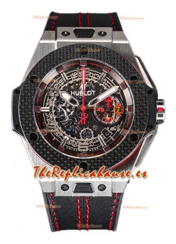 Hublot Big Bang Edición F1 "Titanium Carbon" Cronógrafo Reloj Réplica Suiza 