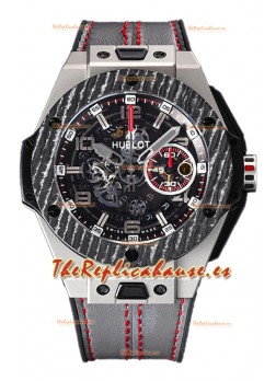 Hublot Big Bang Edición F1 "Titanium Carbon" Cronógrafo Reloj Réplica Suiza 