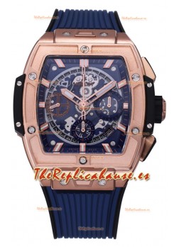 Hublot Spirit of Bang Caja Oro Rosado Dial Azul - 42MM Réplica Suiza