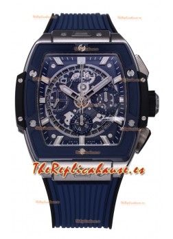 Hublot Spirit of Bang Caja Titanio Bisel Cerámica Dial Azul - 42MM Réplica Suiza