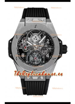 Hublot Big Bang Tourbillon Reloj Caja Titanio en 45MM Réplica Espejo 1:1